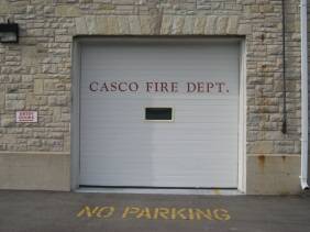 front of Casco Fire Department